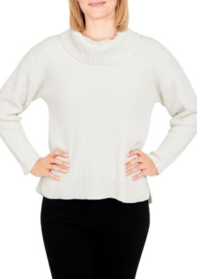 Petite Solid Chenille Sweater