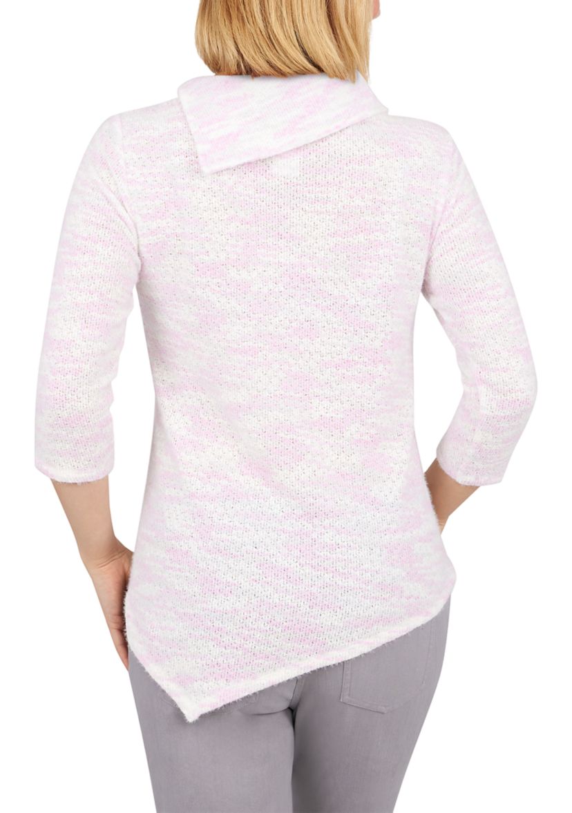 Womens Asymmetric Split Top