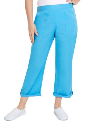 Ruby Rd. Tech Solid Pull-On Pants | Dillard's