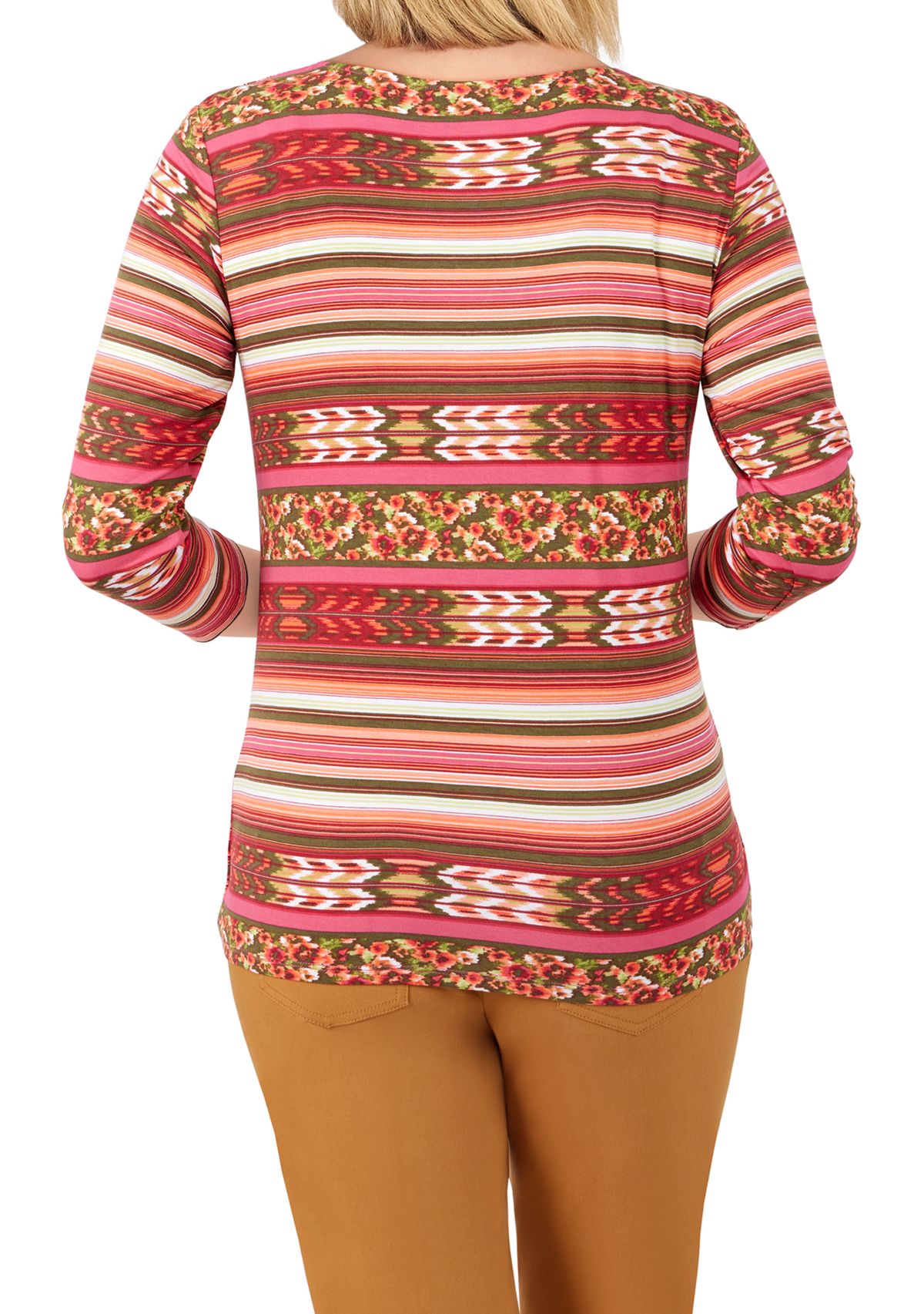 Womens Chain Twist Front Top