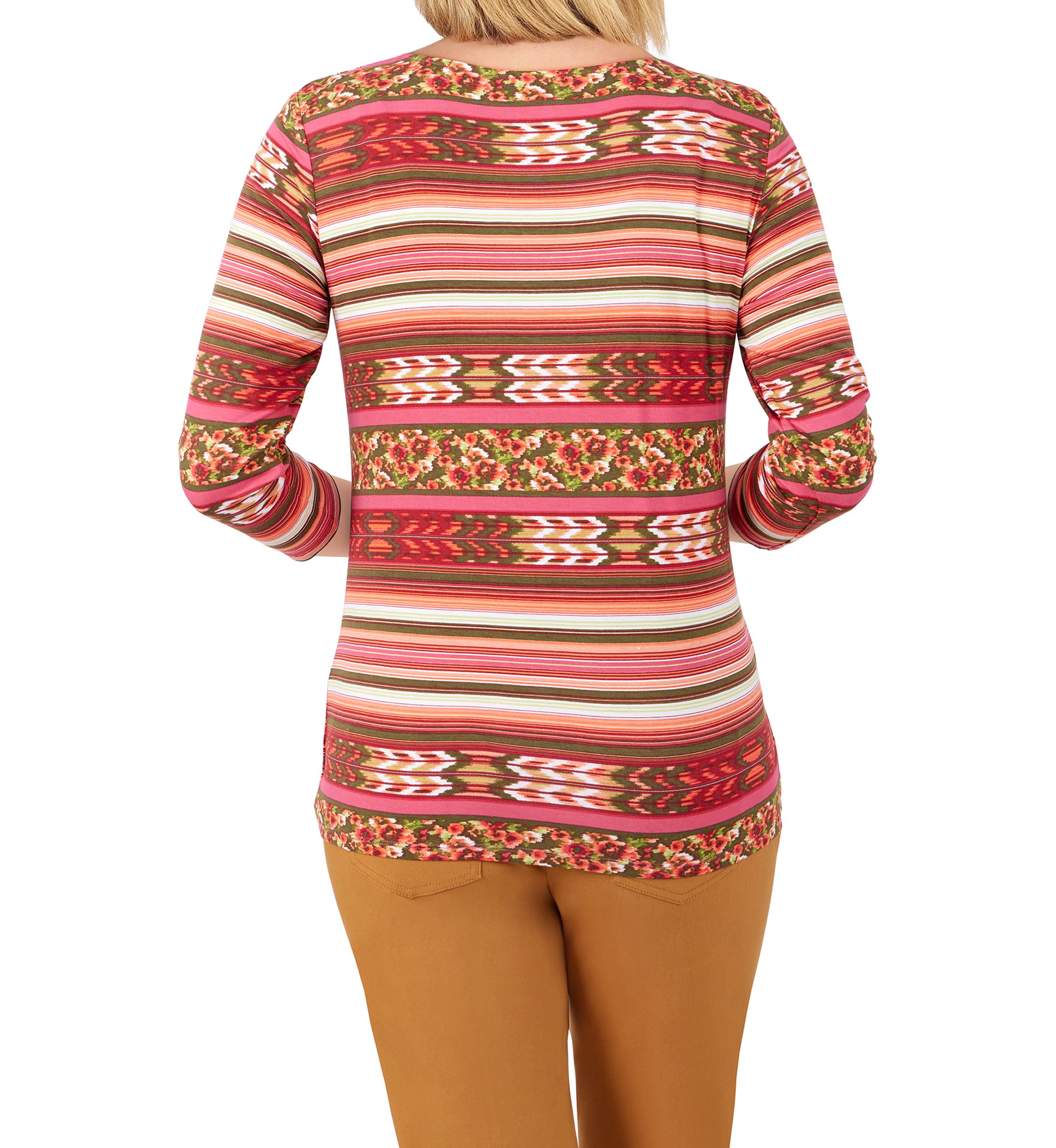 Womens Chain Twist Front Top