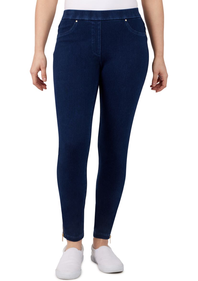 Knitted Twill Pull-On Pants