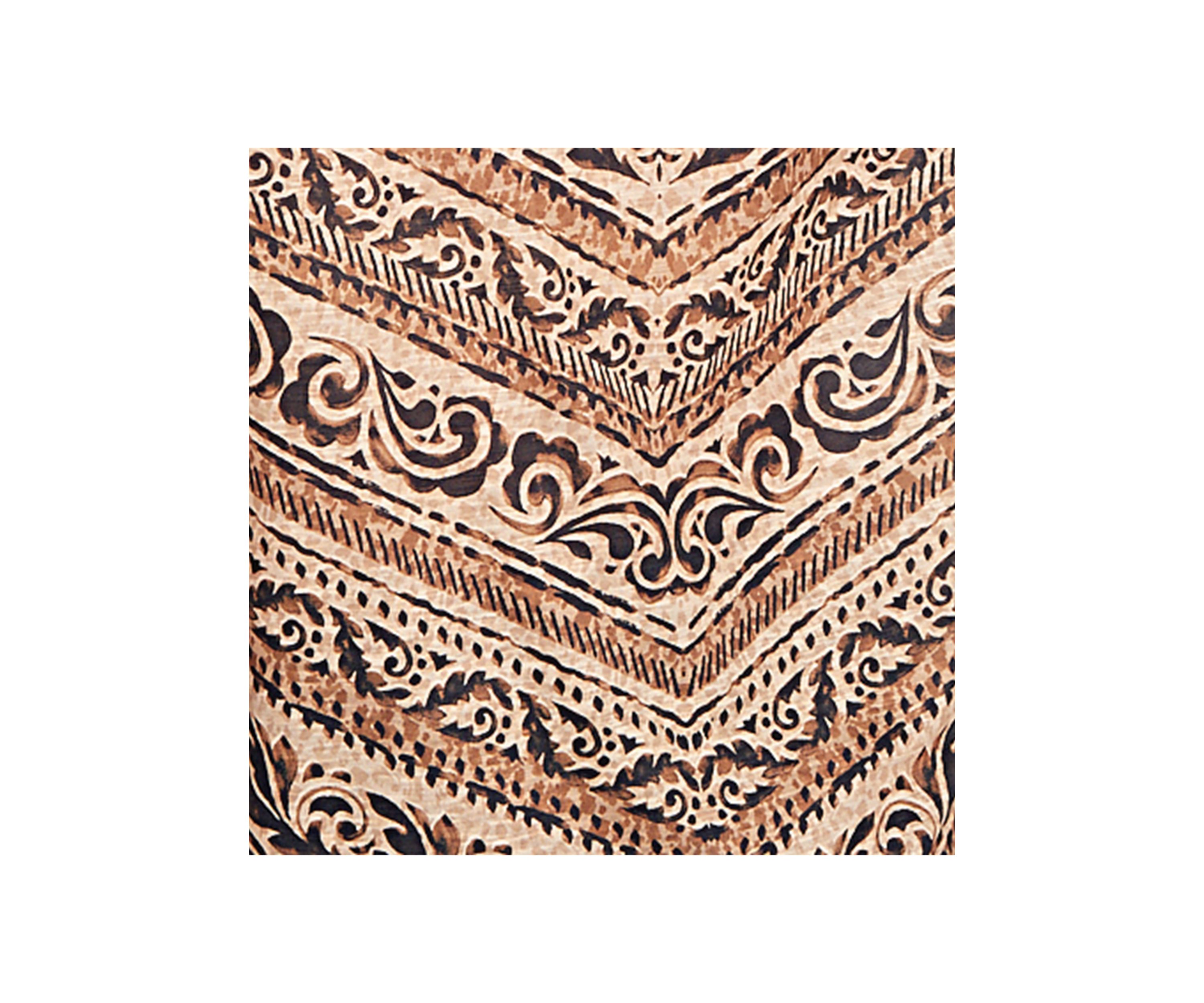 Plus Size Chevron Scroll Embellished Top