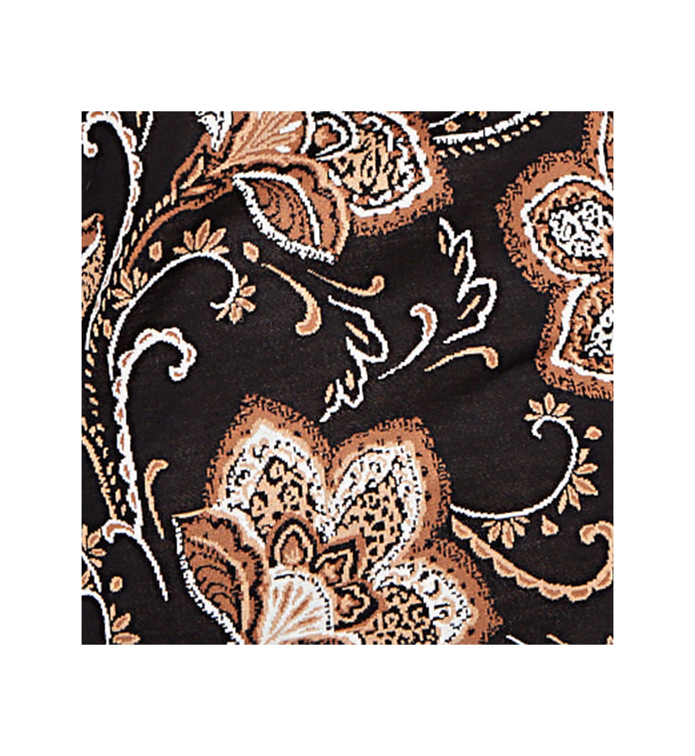 Plus Size  Floral Jacquard Sweater Cardigan