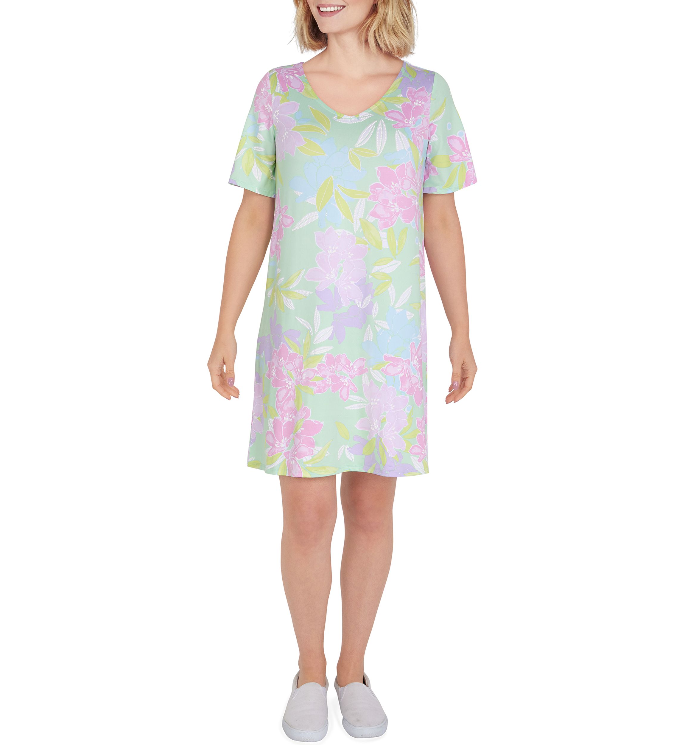 Ruby Rd Women's Hawaiian Floral Print Dress | Belk