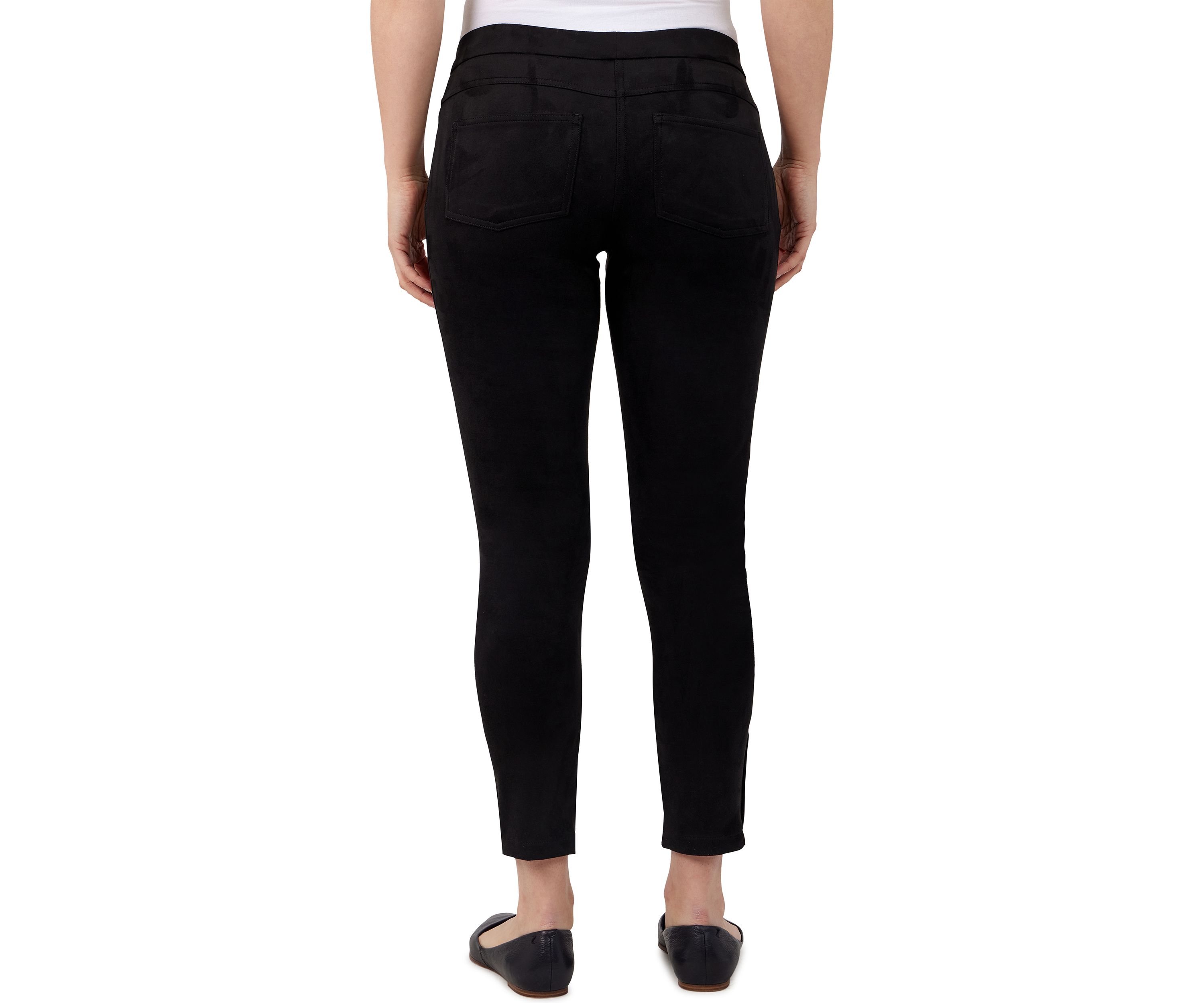 Mix Master Stretch Suede Ankle Pants