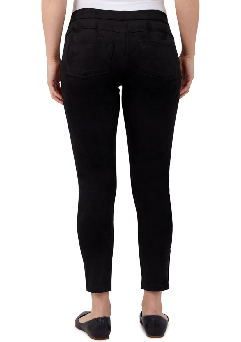 Mix Master Stretch Suede Ankle Pants