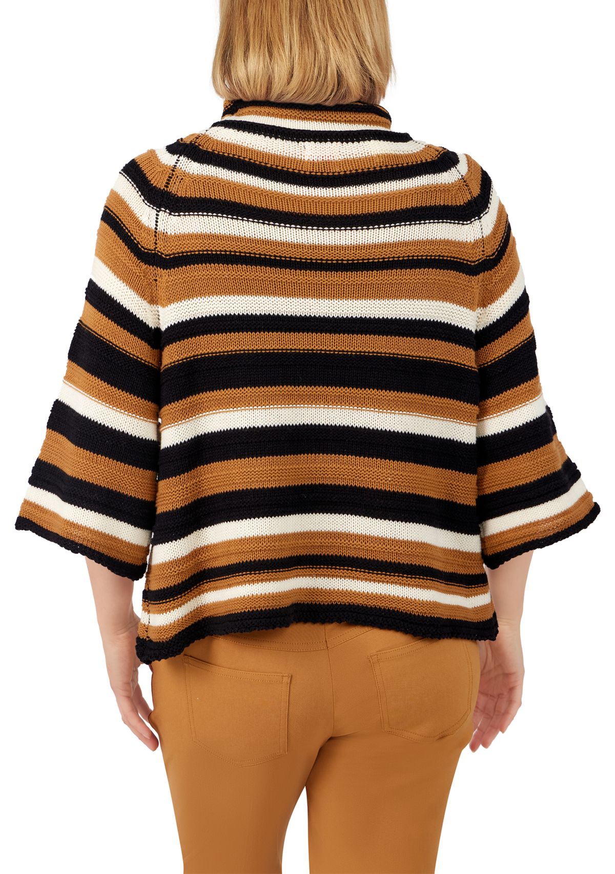 Mix Mock Neck Sweater