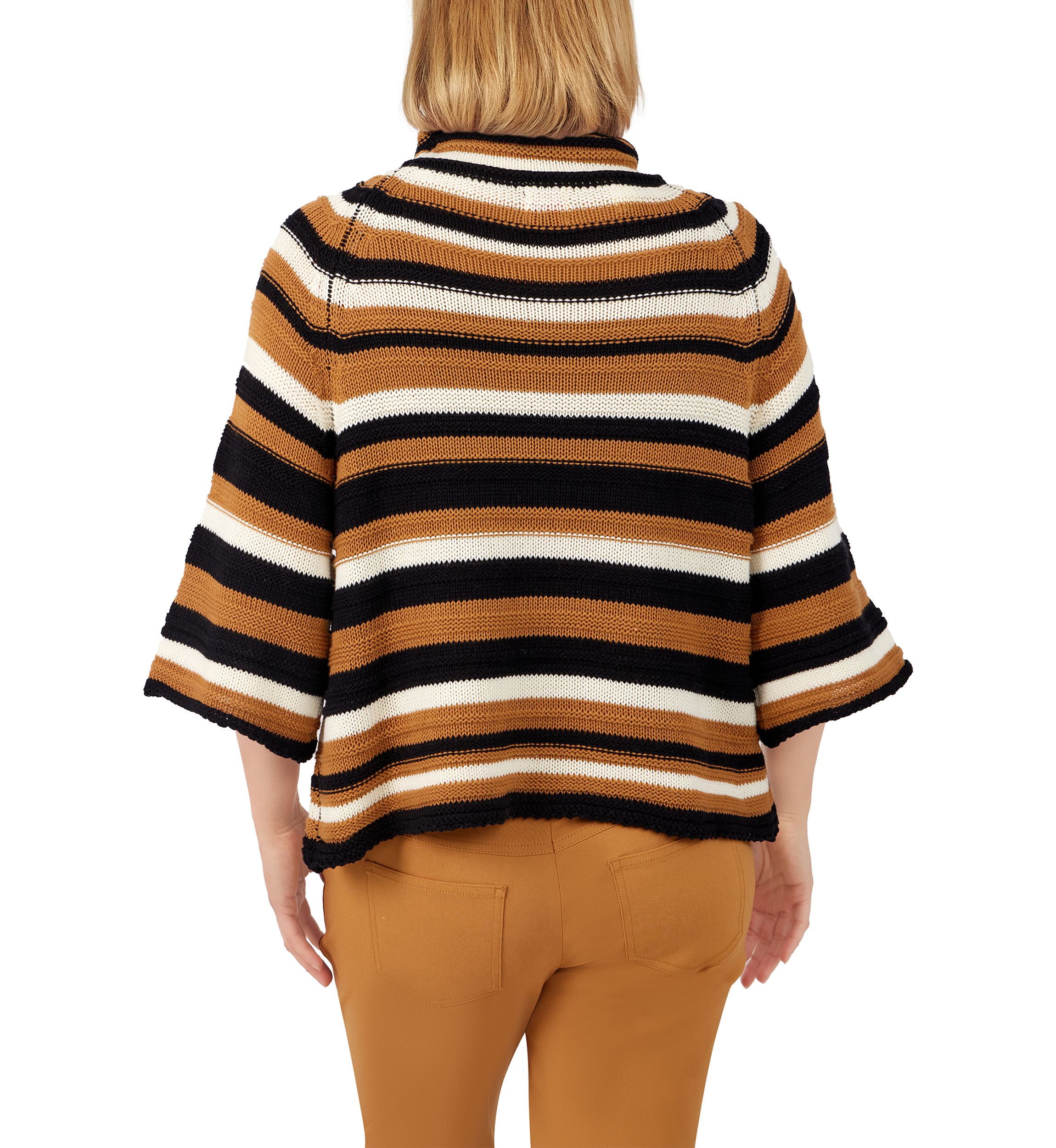 Mix Mock Neck Sweater