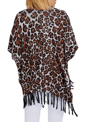 Women's Mix Master Animal Jacquard Wrap Sweater