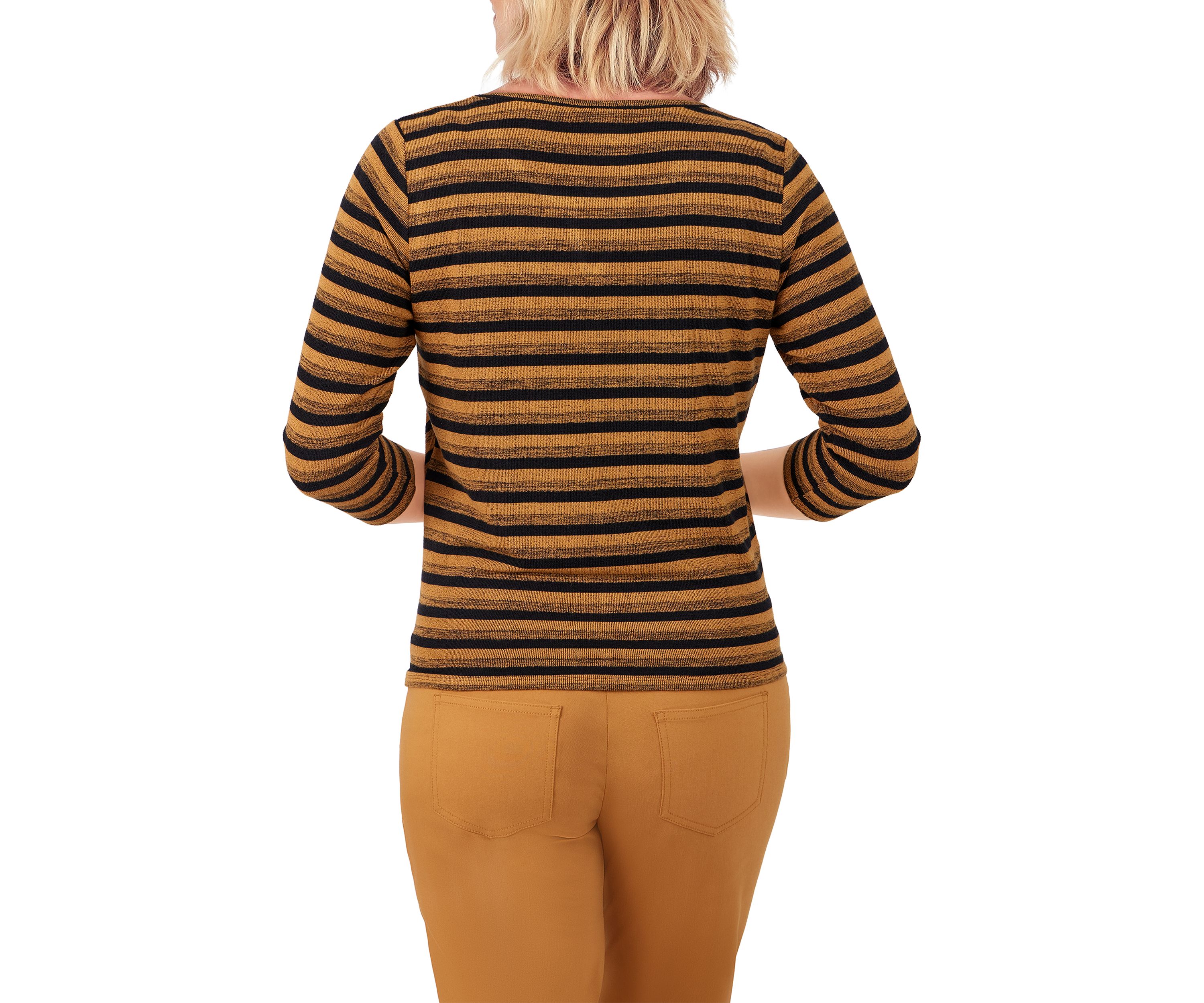 Plus Size Chevron Tie Top