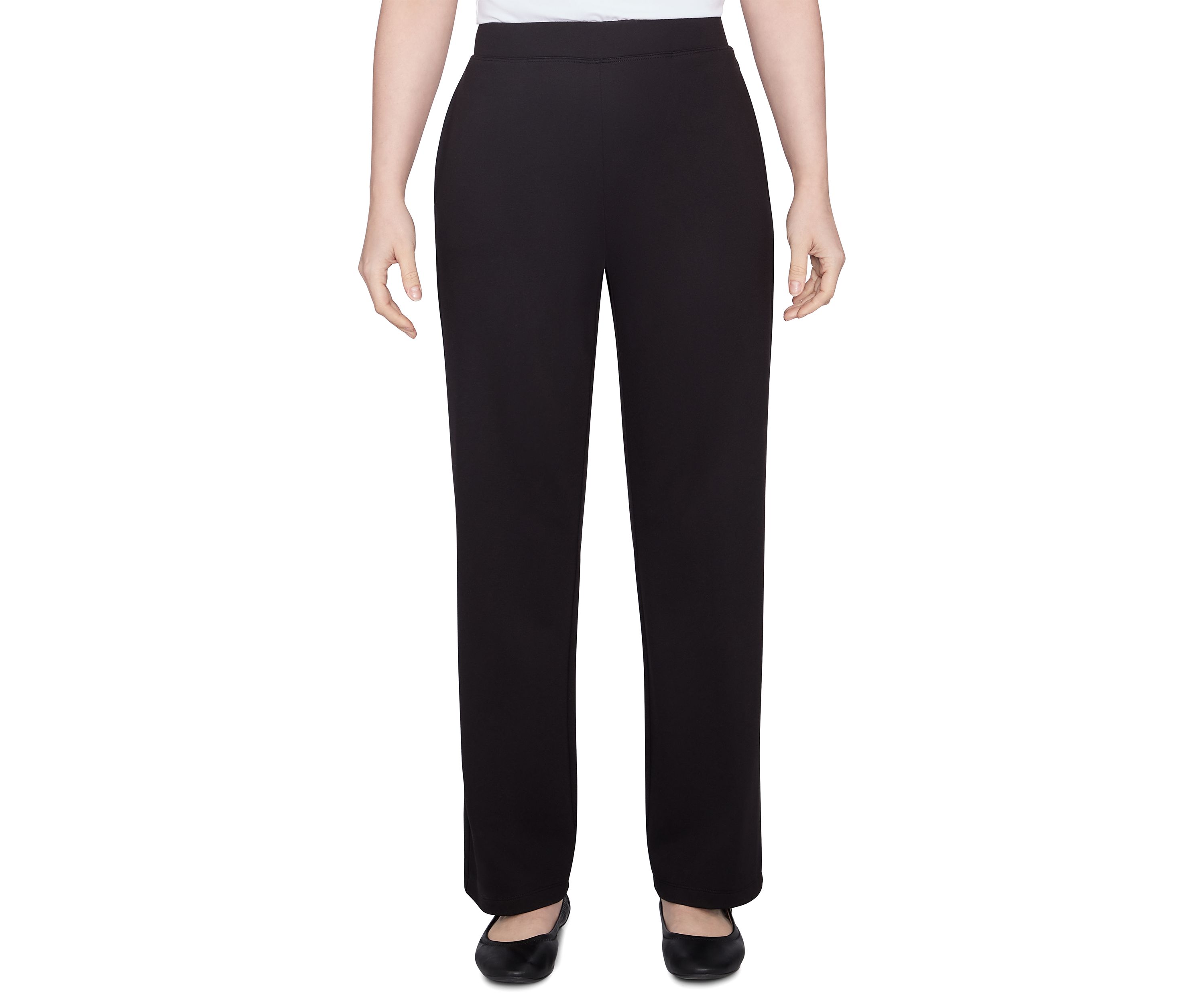 Womens Luxe Double Knit Pull-On Pants