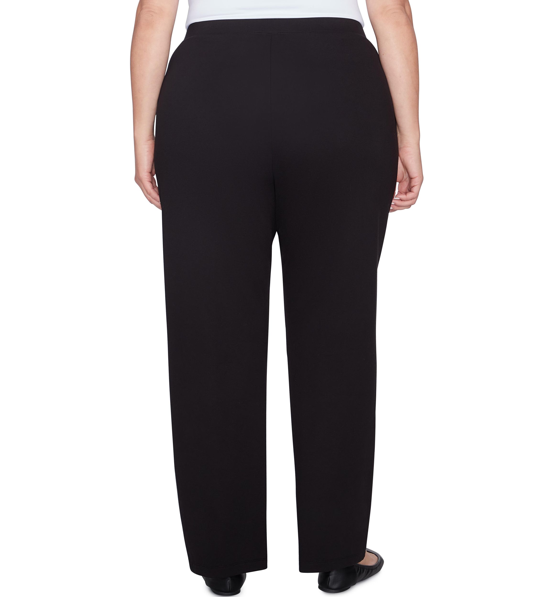 Plus Size  Luxe Double Knit Pull-On Pants
