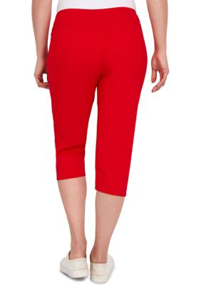 Ruby Rd. Plus Size Pull-On Solar Millennium Tech Clamdigger Capri