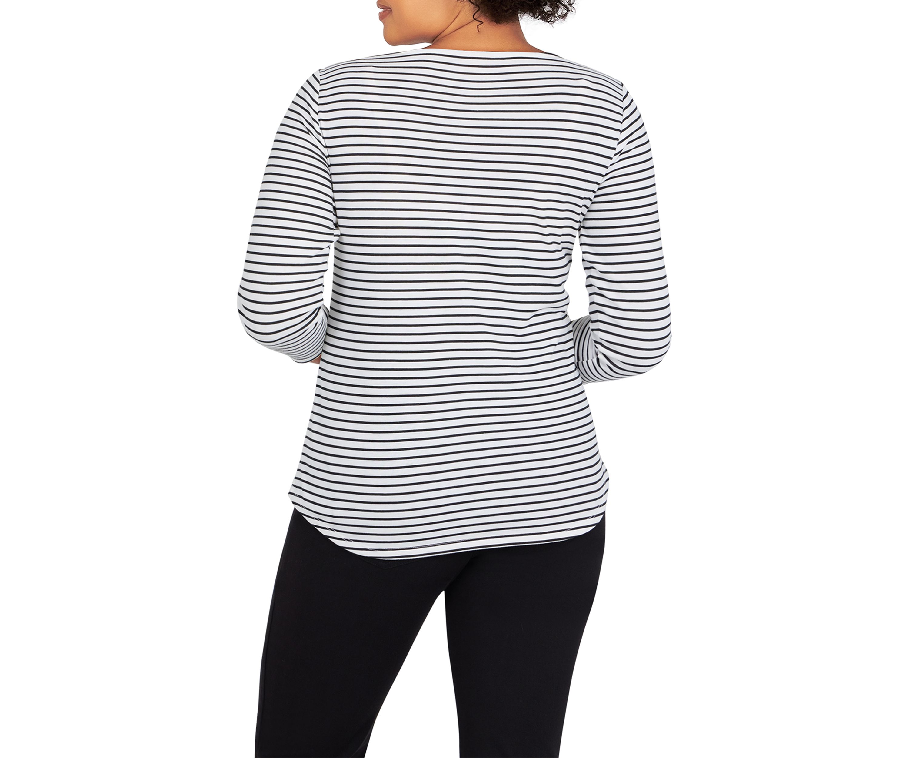 Womens Holiday Wreath Top