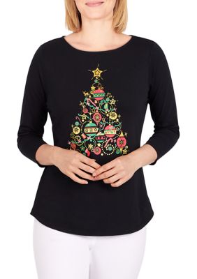 Women's Holiday Tree Top