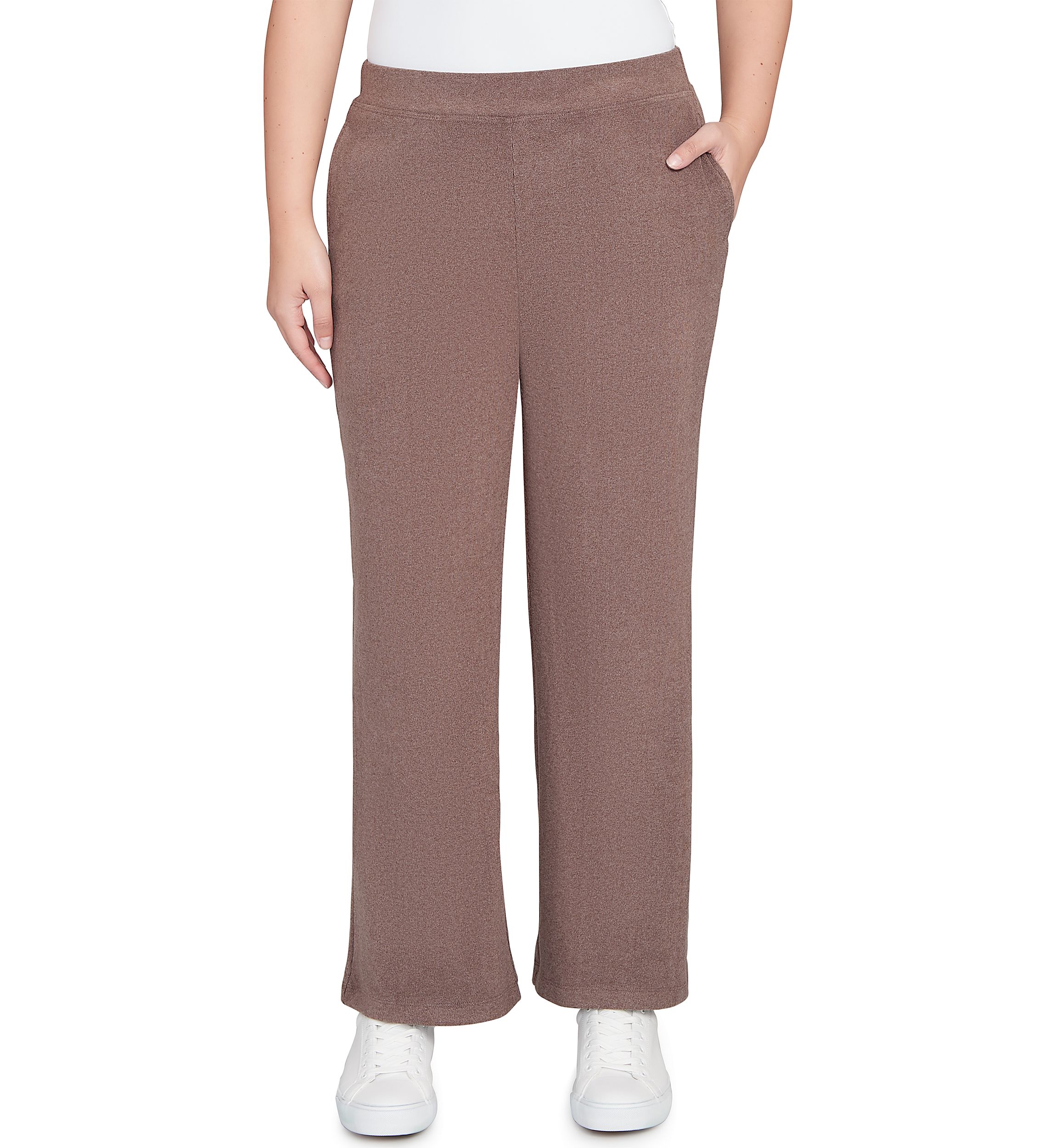 Pull On Luxe Rib Knit Pants