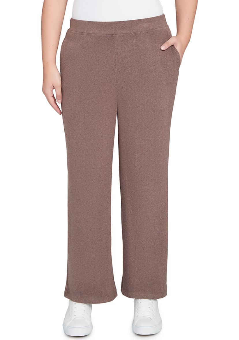 Pull On Luxe Rib Knit Pants