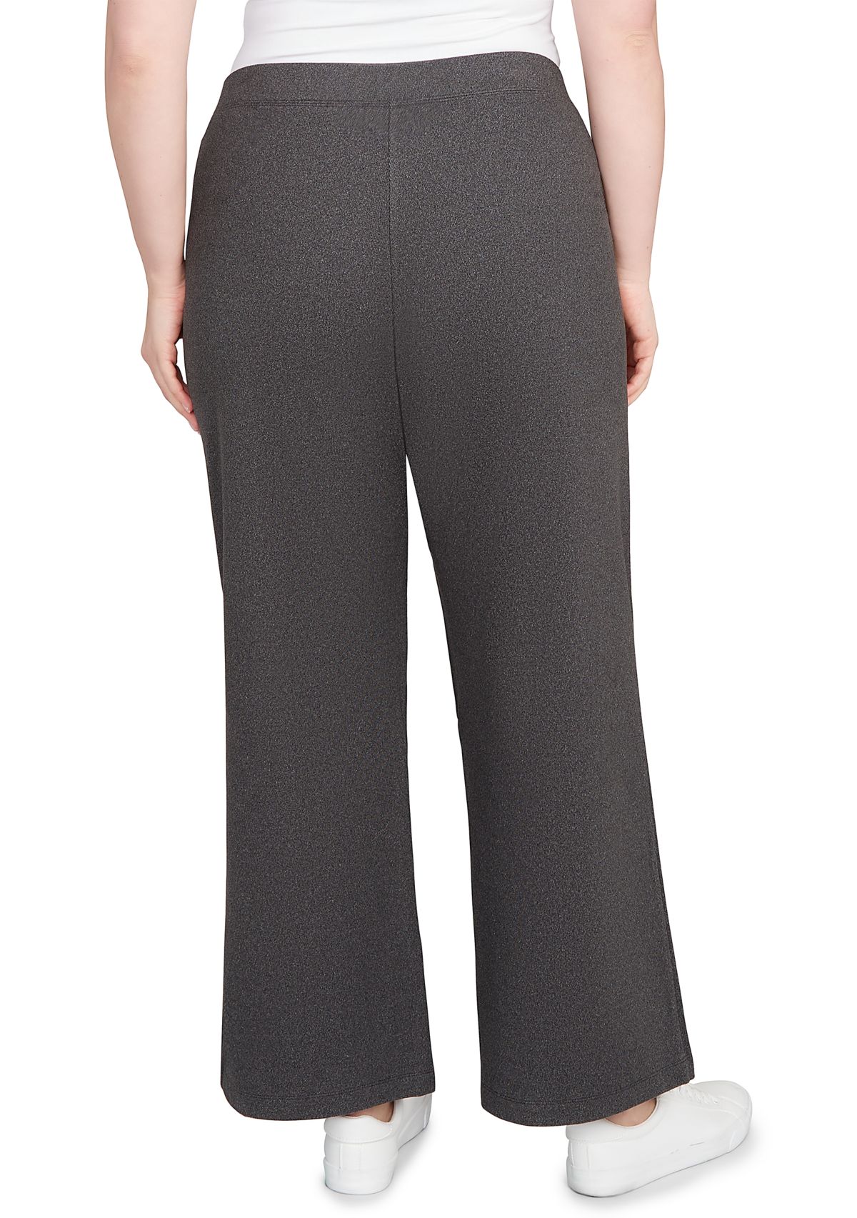 Plus Size Pull On Luxe Rib Knit Pants