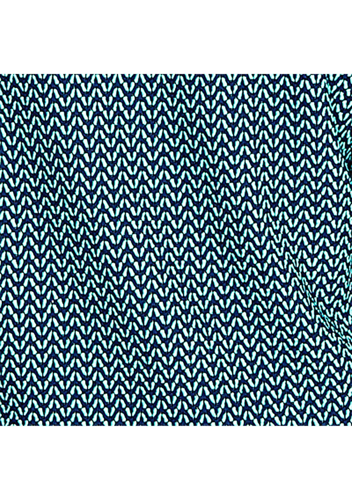 Plus Size Split Cowl Neck Herringbone Knit Top