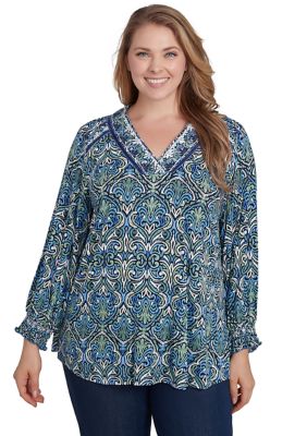 Belk ruby rd plus size tops online