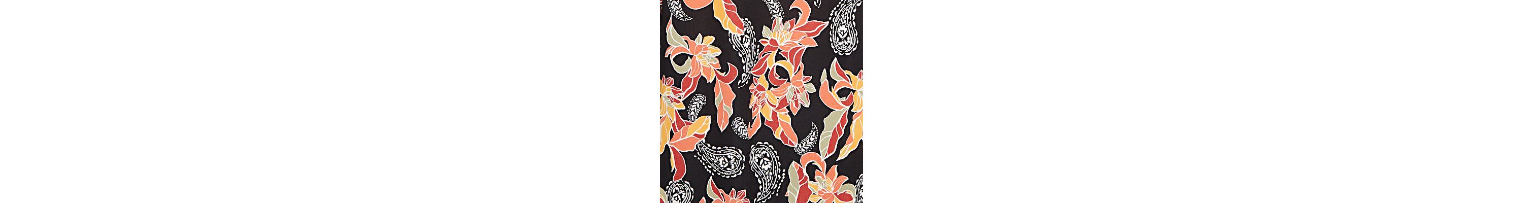 Shirt Collar Floral Paisley Button Front Top
