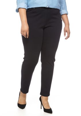 plus size twill joggers