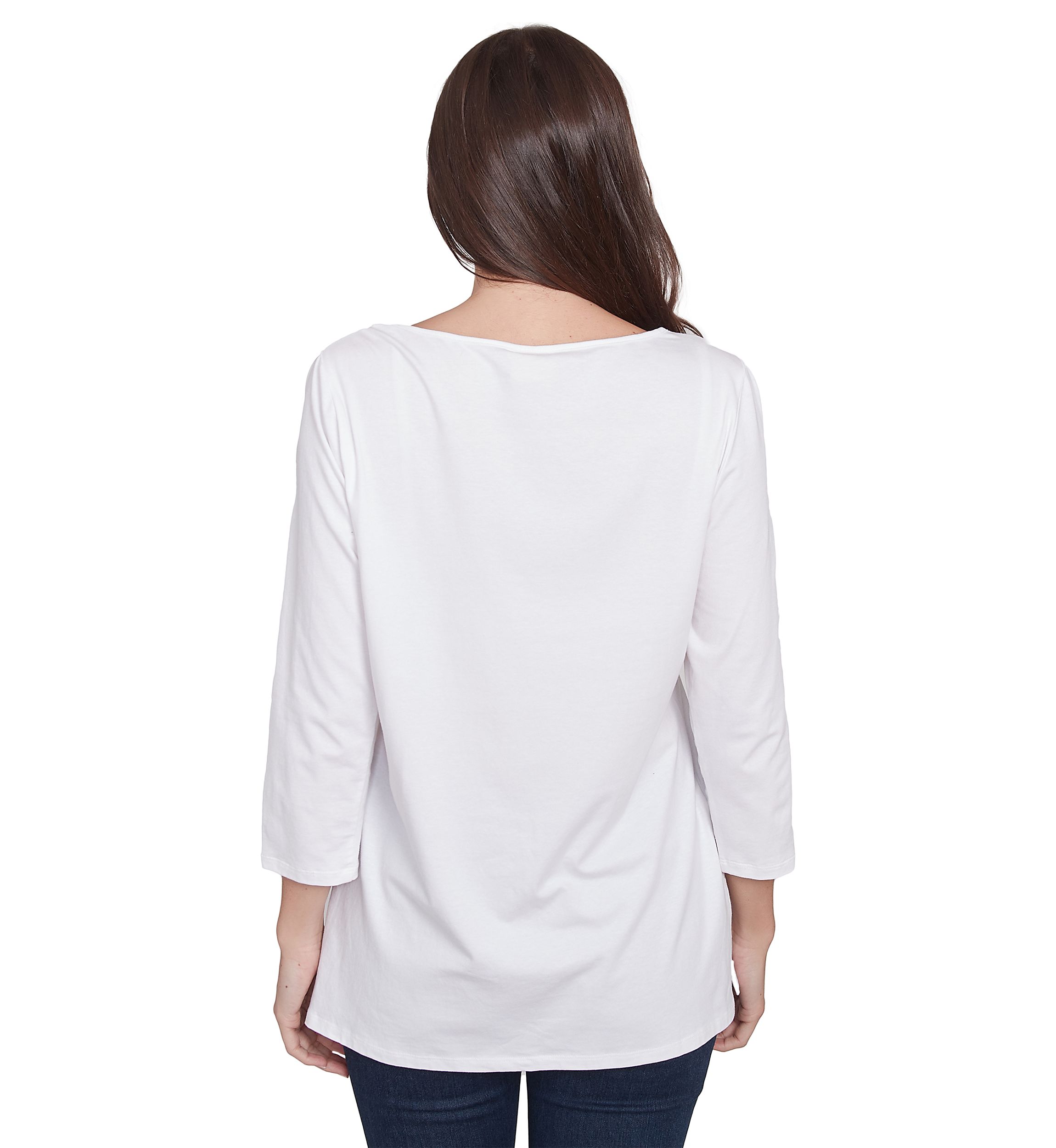 Womens Floral Pop Knit Top
