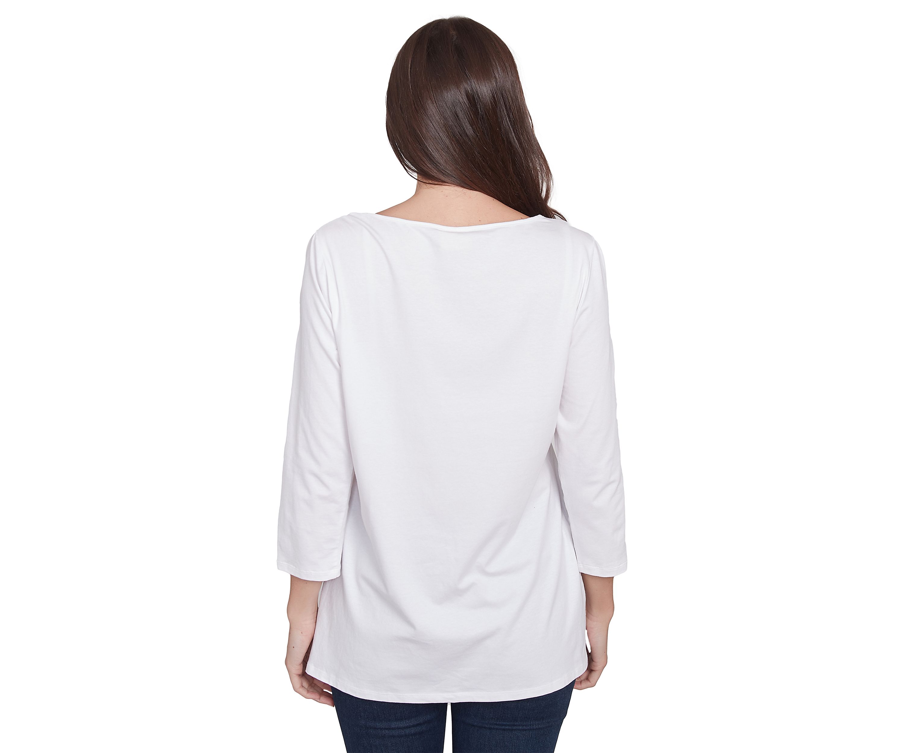 Womens Floral Pop Knit Top