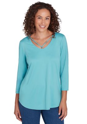 Belk ruby rd petite tops online