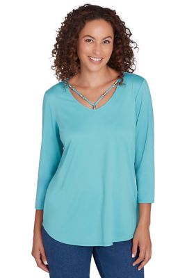 Belk ruby rd petite tops online