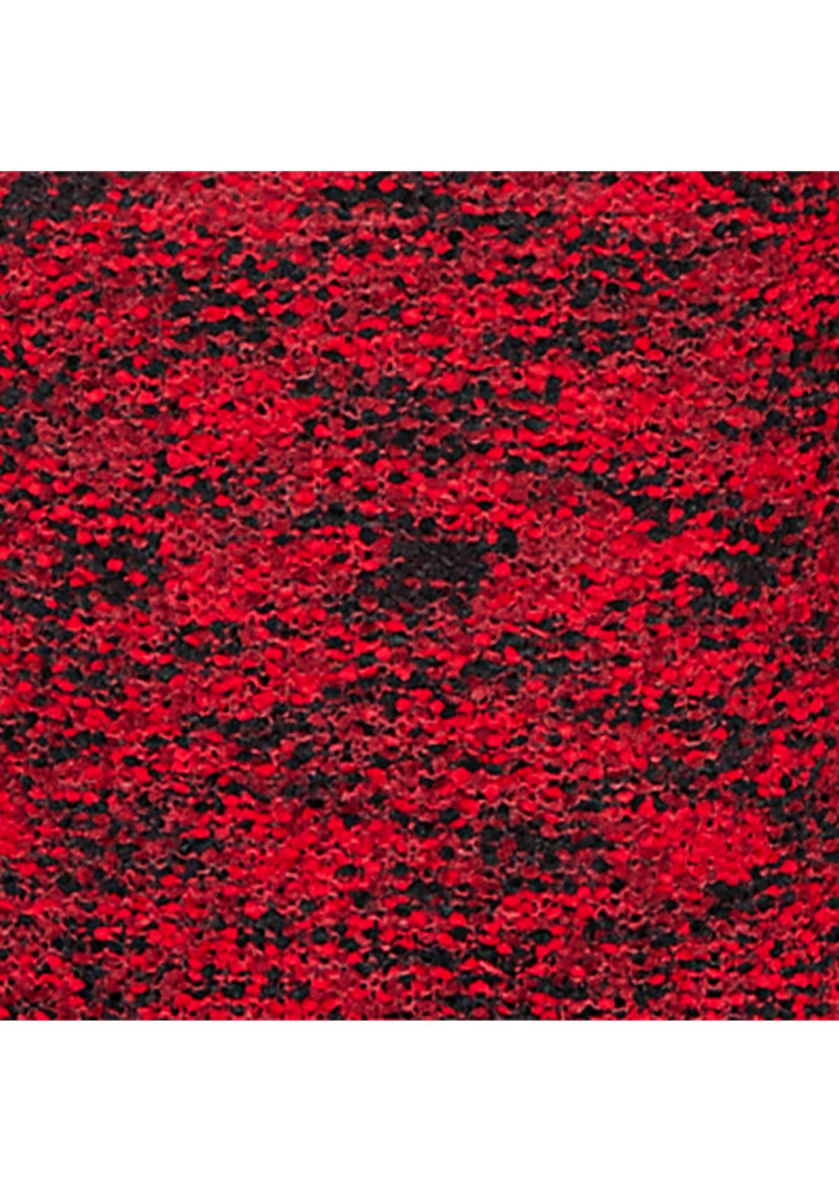 Womens V-Neck Spacedye Pompom Sweater