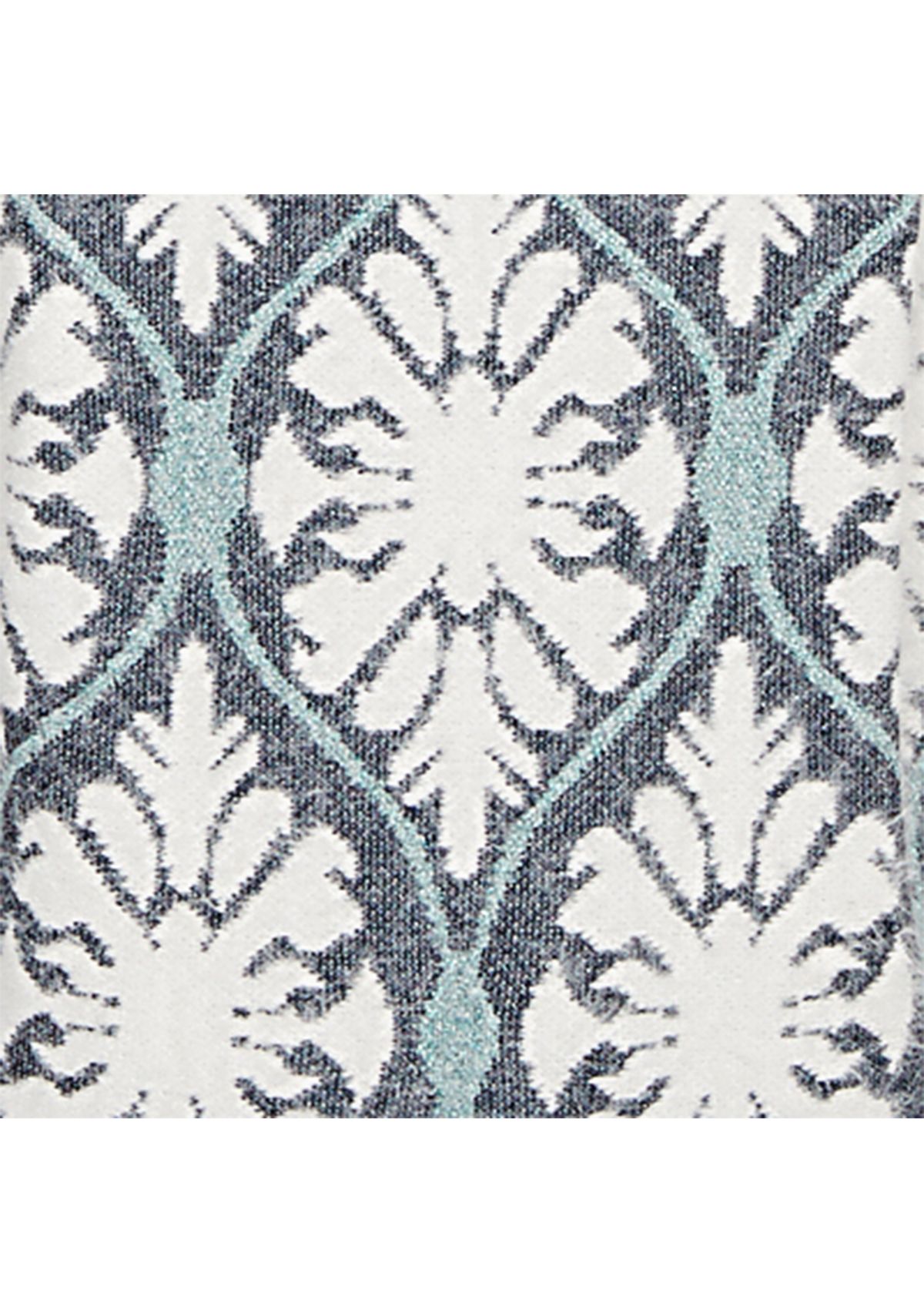 Plus Size Medallion Jacquard Sweater Knit Top