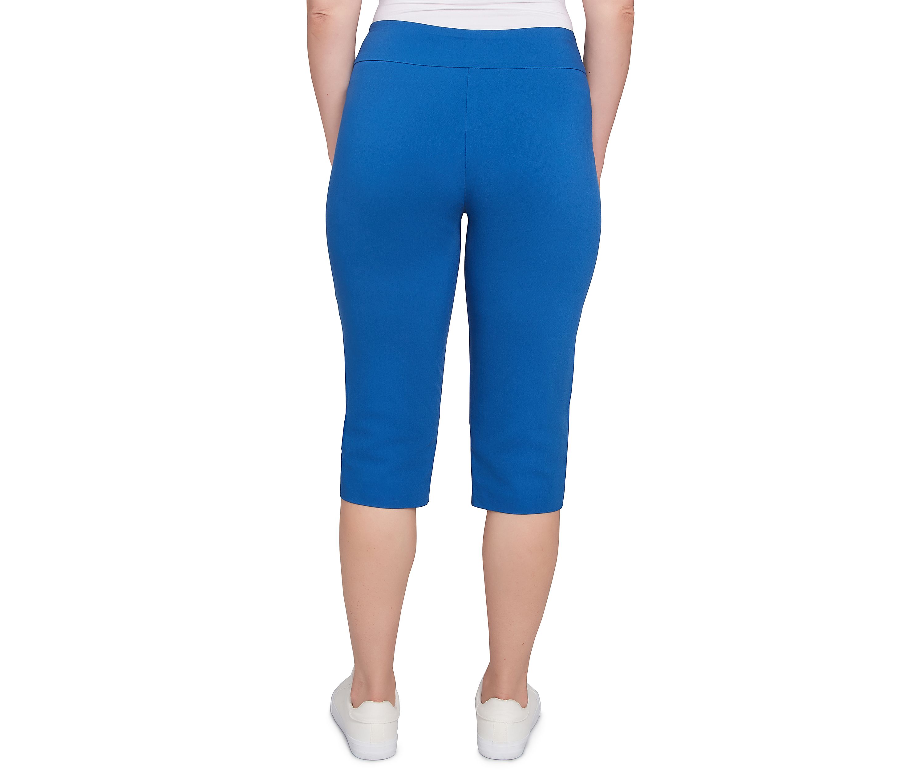 Womens Ladder Hem Americana Clamdigger Capri Pants