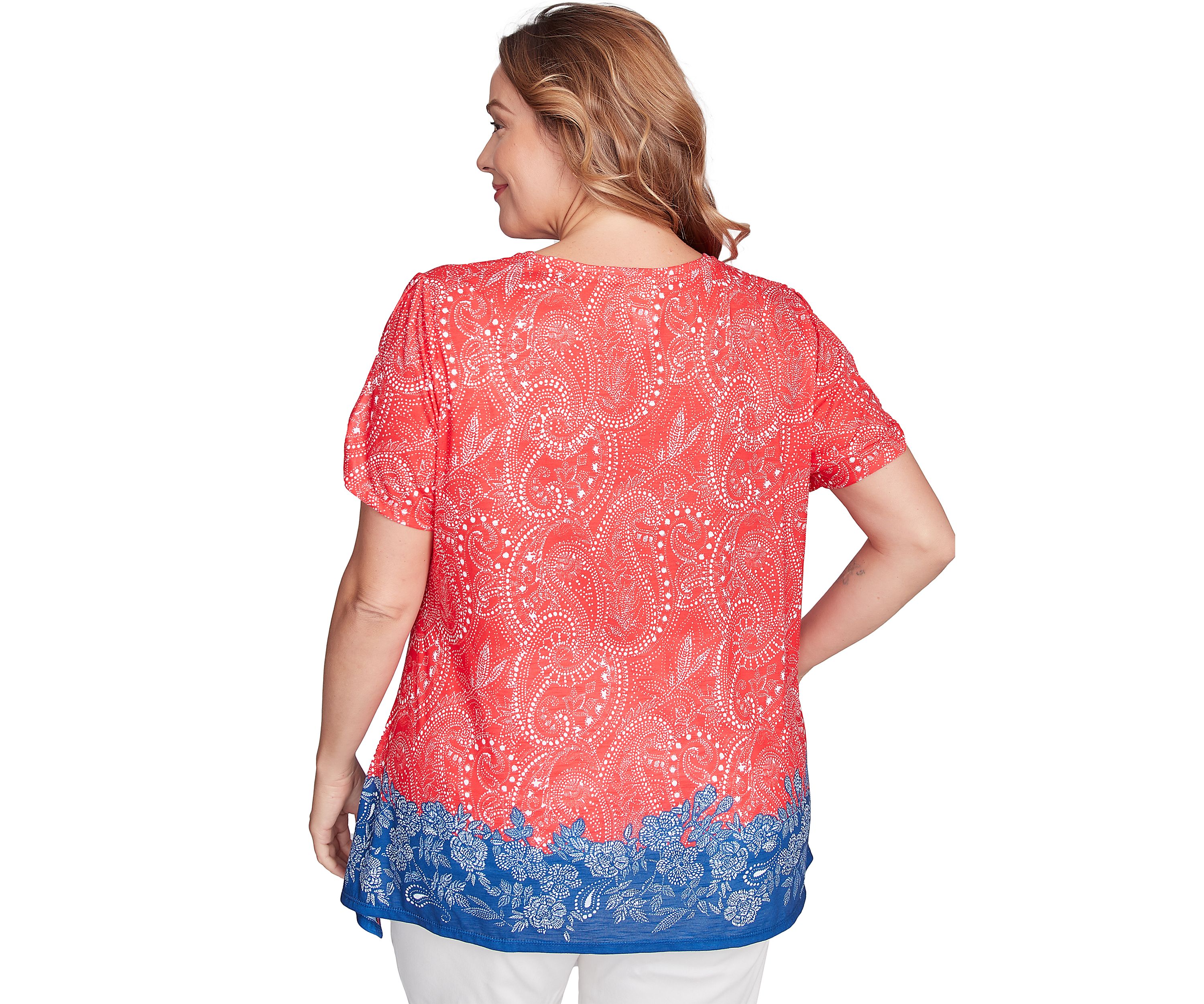 Plus Size Americana Embellished Jersey T-Shirt