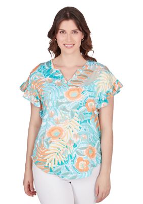 Women's Knit Rainforest Top