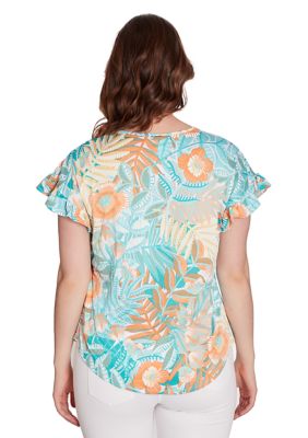 Women's Knit Rainforest Top