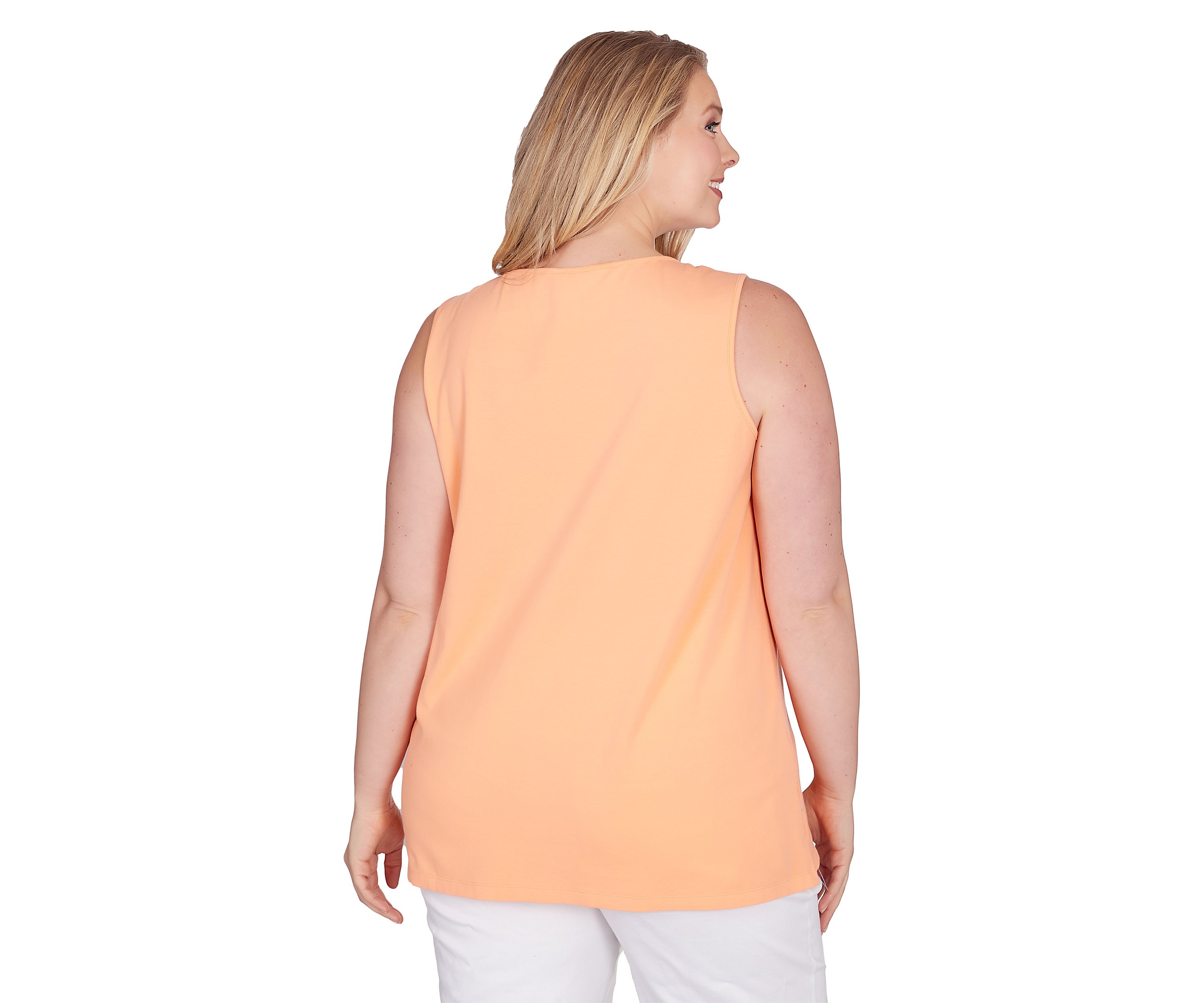 Plus Size Scoop Neck Tank
