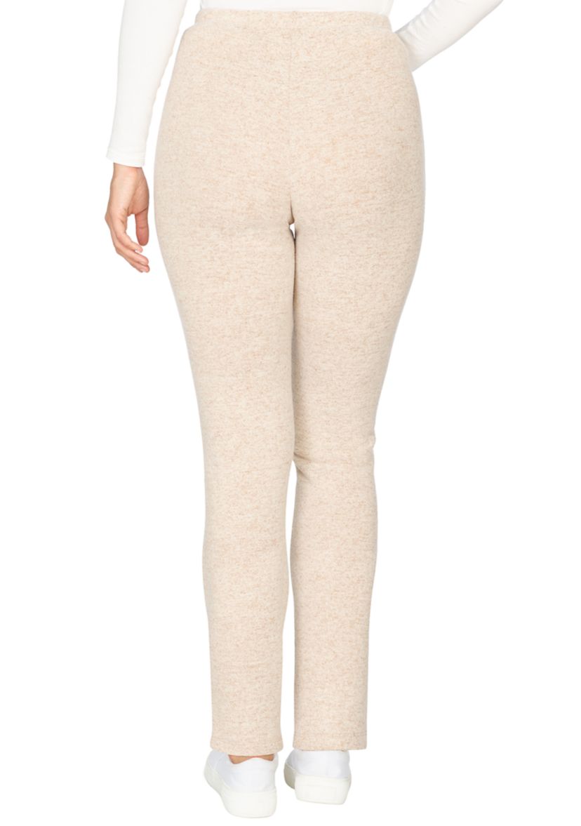  Womens Mid-Rise Pull-On Stretchy Hacci Pants