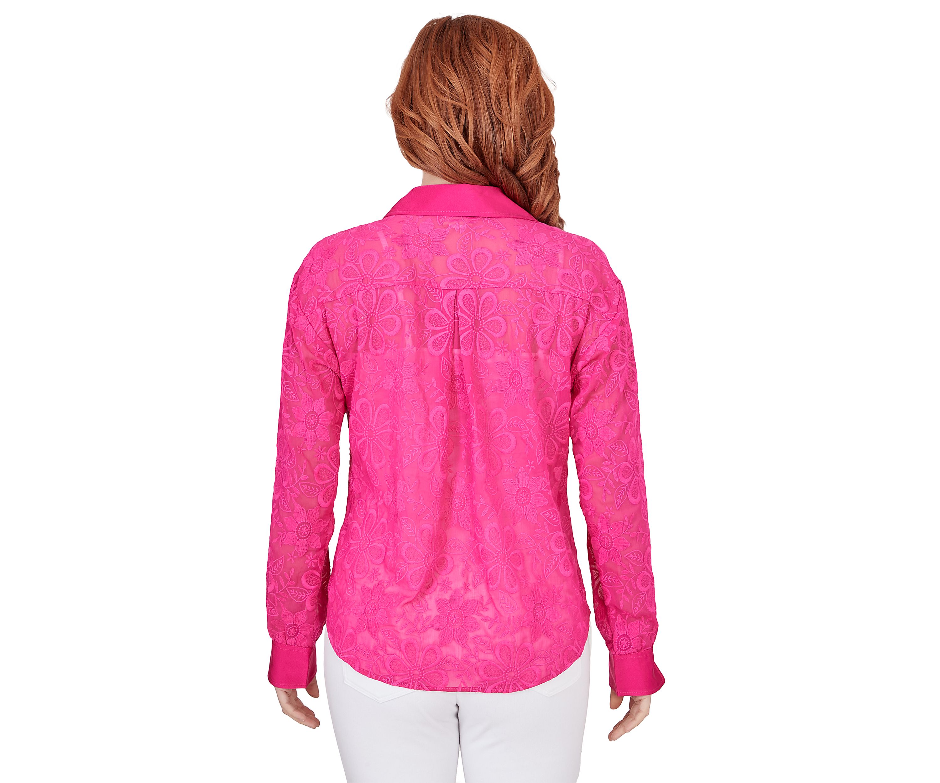 Womens Woven Romantic Top