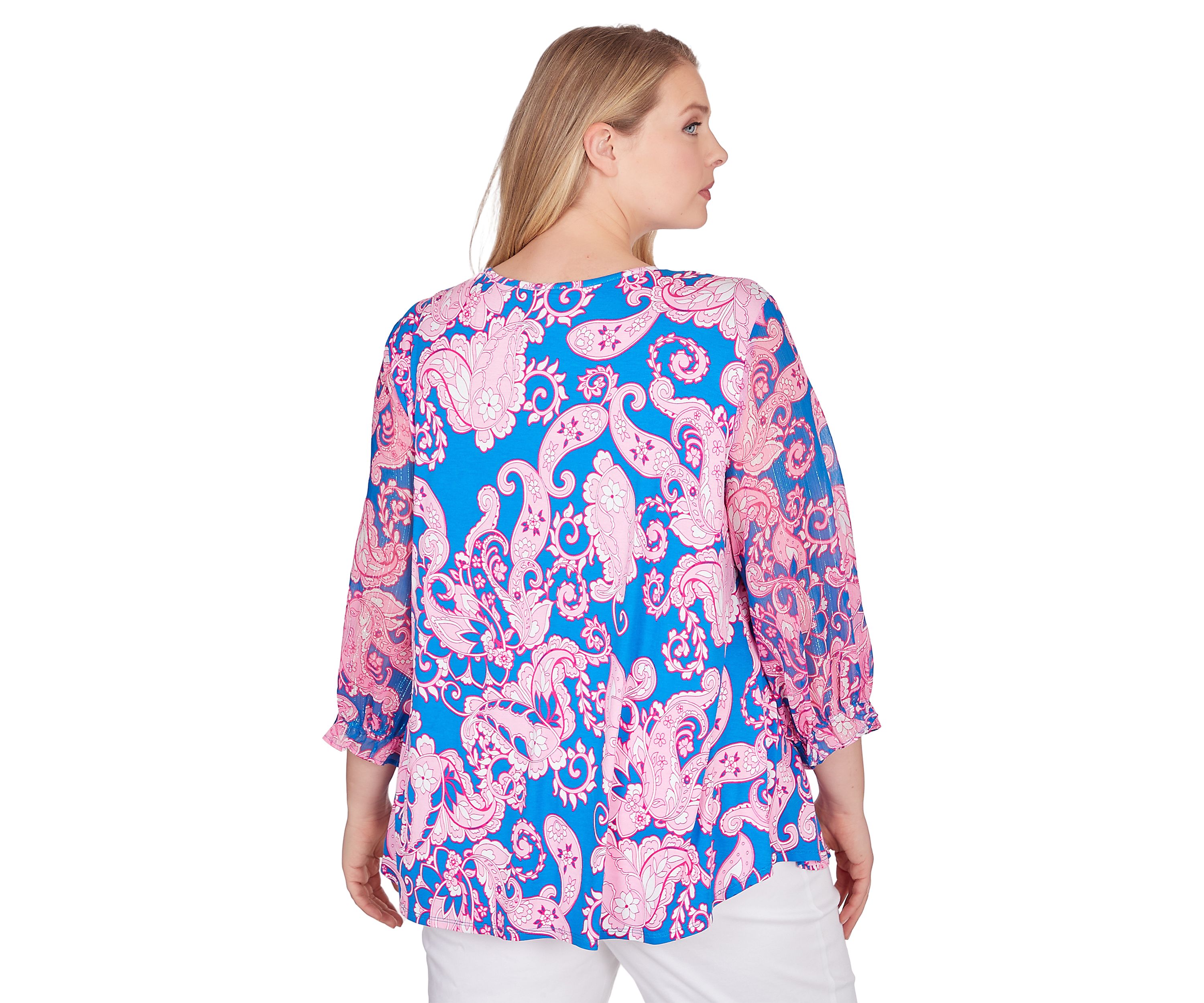 Plus Size Bright Knit Top