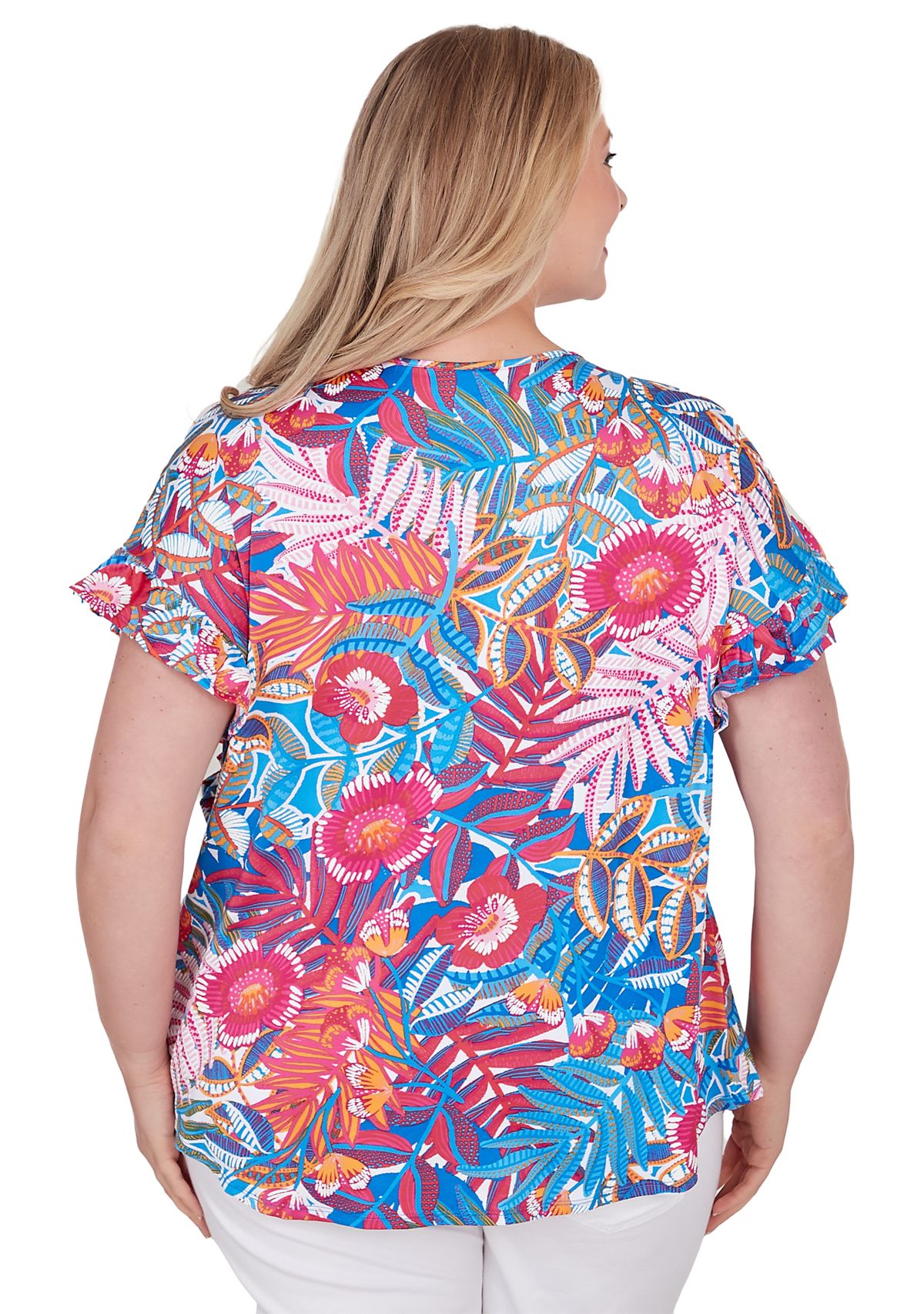 Plus Size Rainforest-Inspired Top
