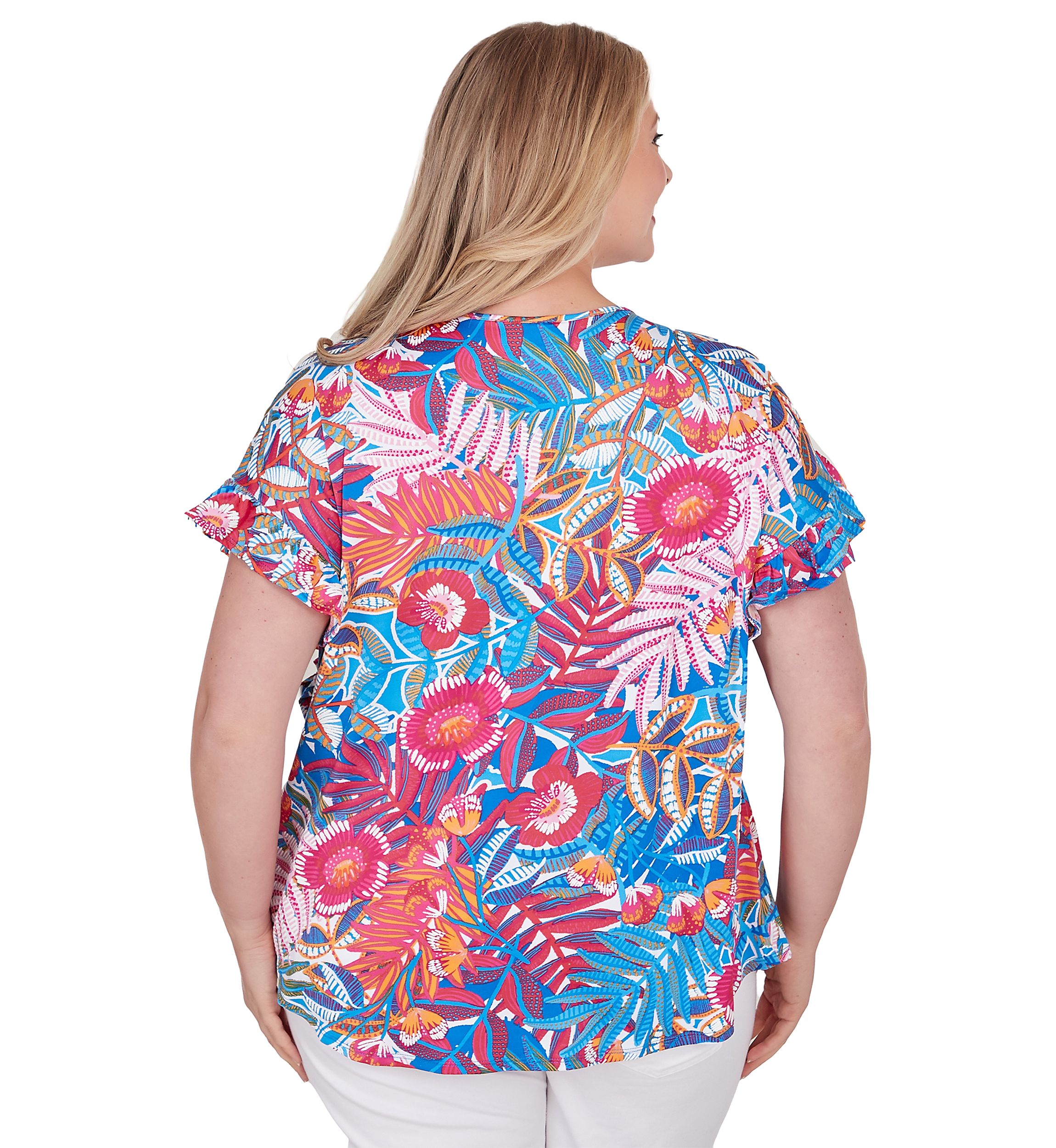 Plus Size Rainforest-Inspired Top