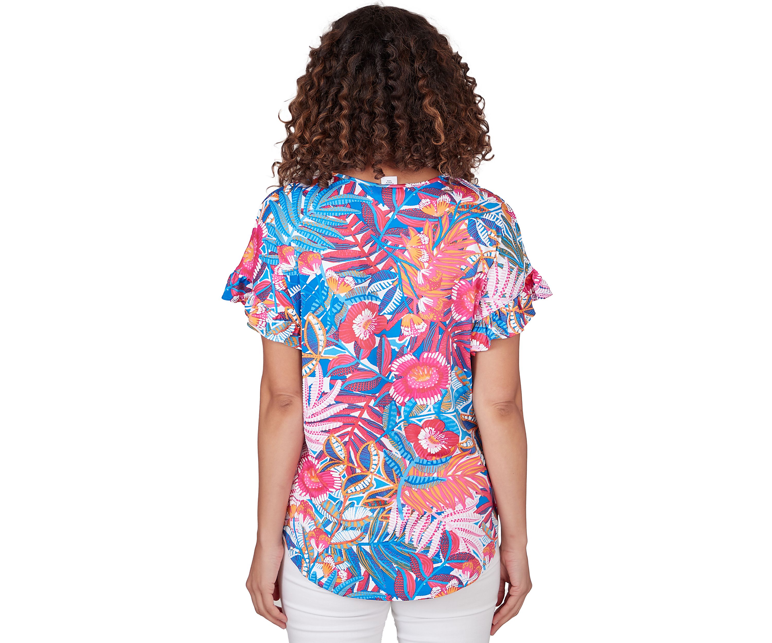 Petite Size Rainforest-Inspired Top