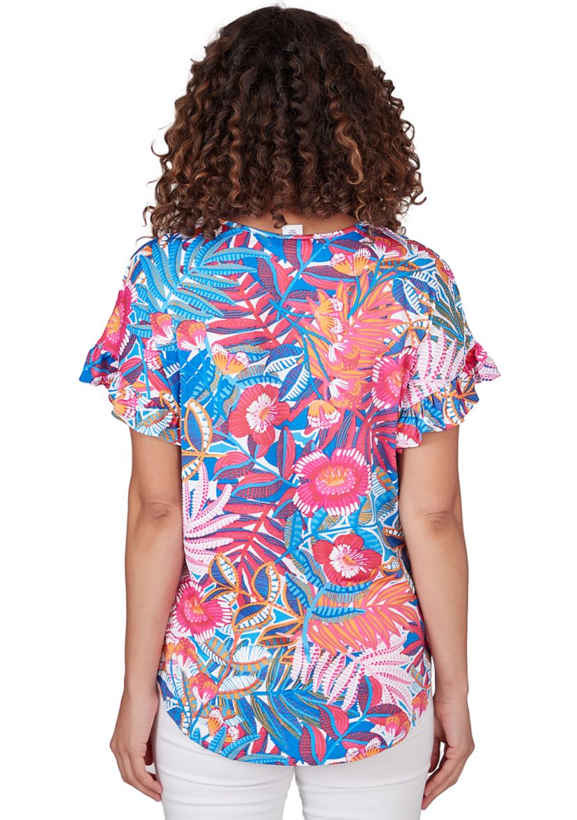 Petite Size Rainforest-Inspired Top