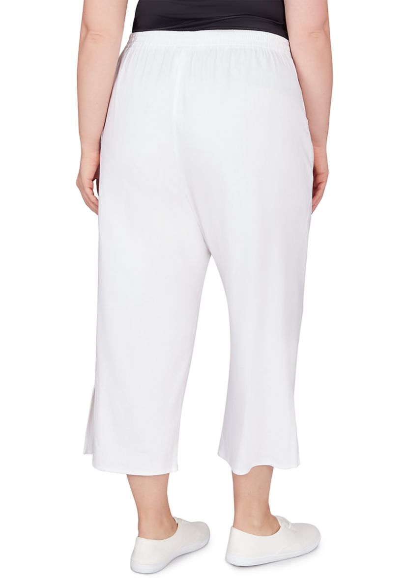 Womens Soft Stretch Linen Pants