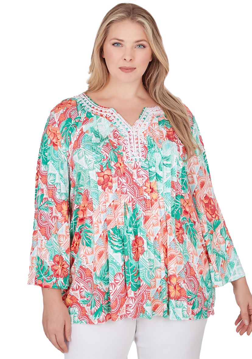 Womens Tropical Island Top