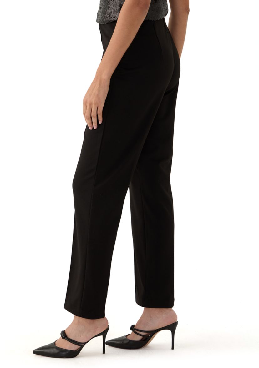 Womens Ponte Pants with Hollywood Waist