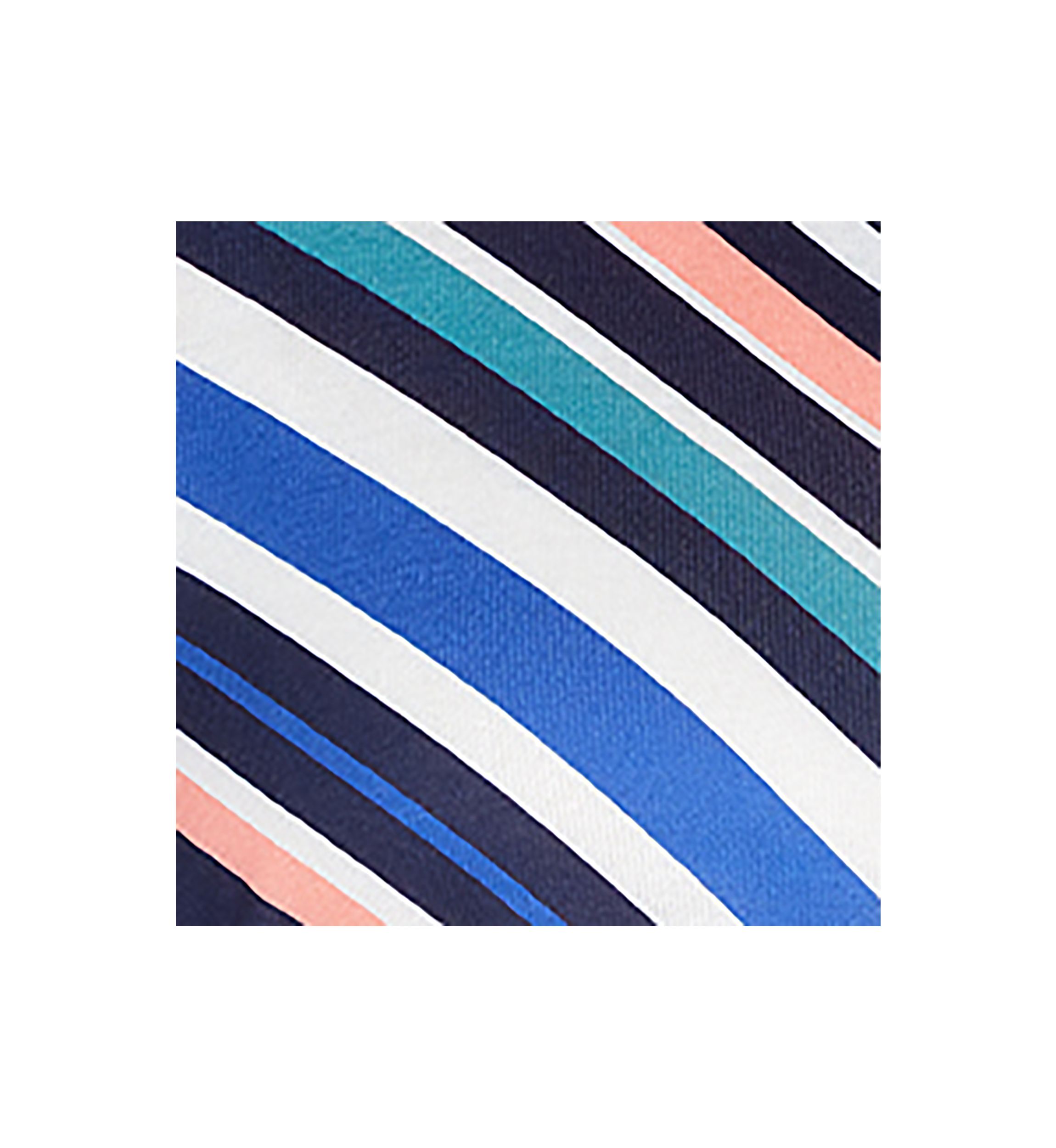 Plus Size Stripe Shimmer Tie Front Top