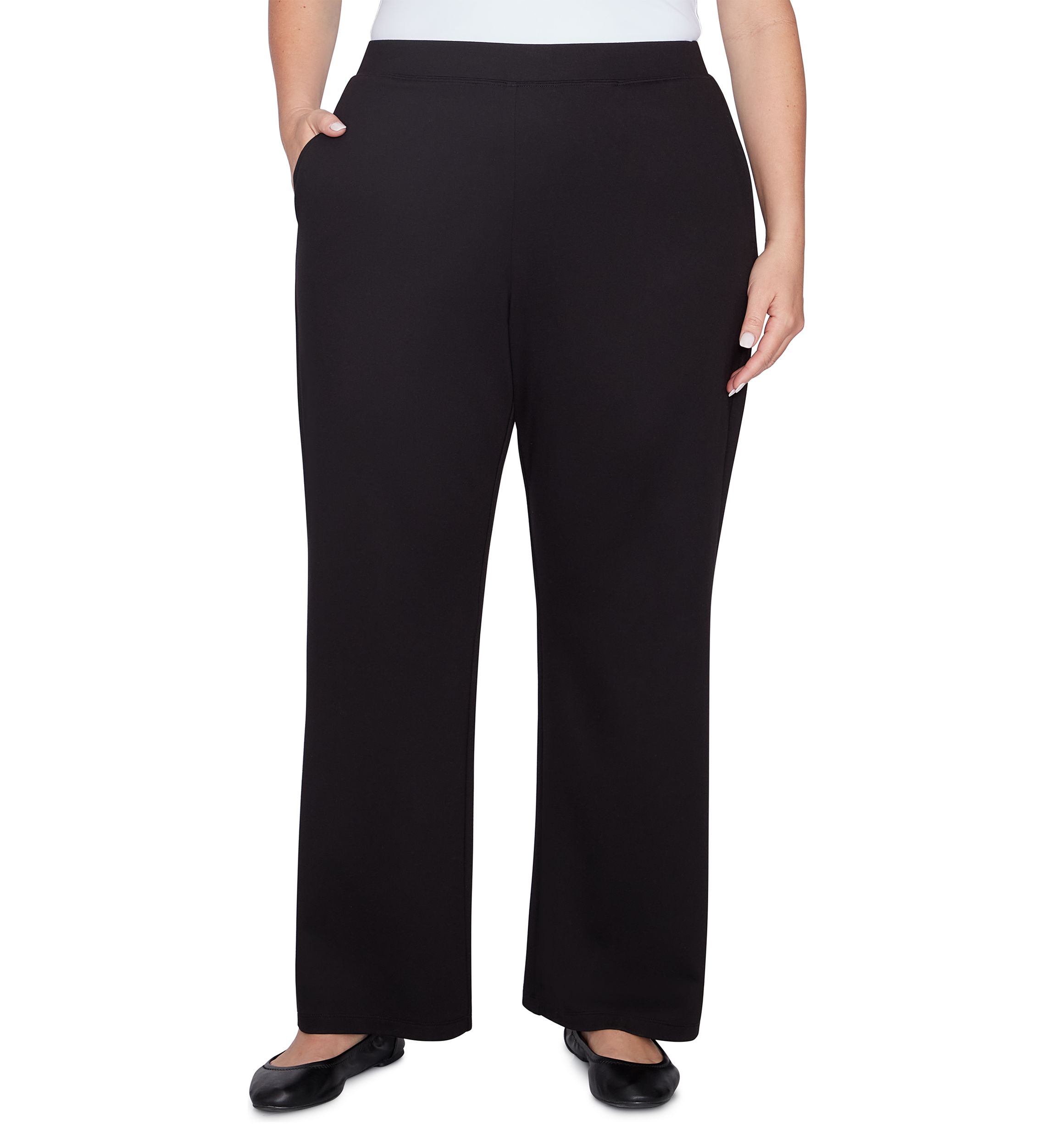 Plus Size Luxe Knit Pull On Pants